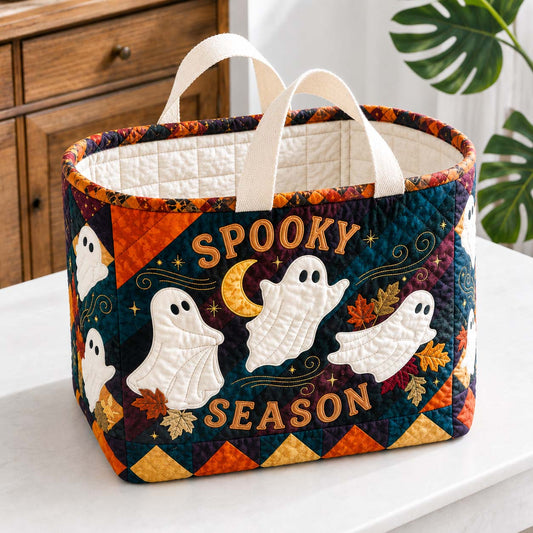 Spooky Season Parade Quilted Storage Basket GDTONTD1632