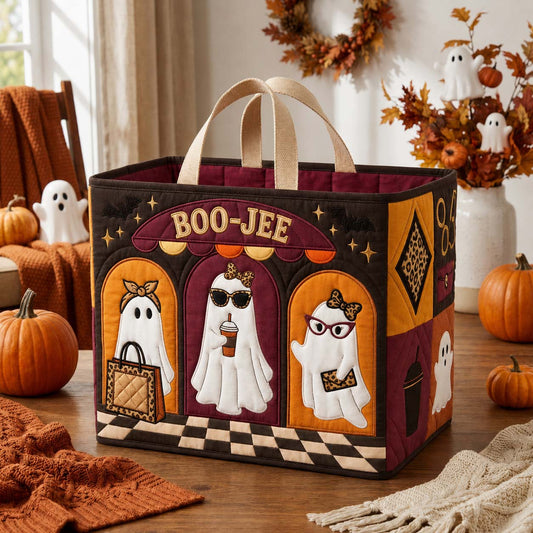 Boujee Ghost Besties Quilted Storage Basket GDTONTD1635