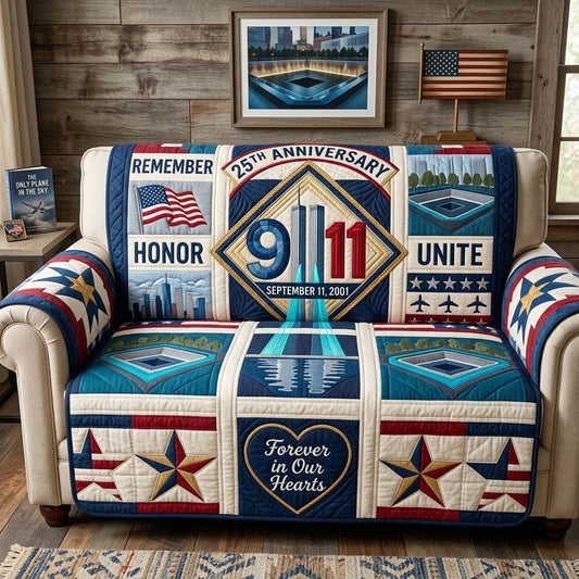 Forever in Our Hearts Qulited Sofa Cover GDTONTD1661