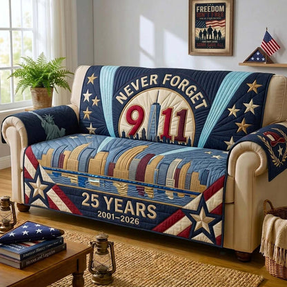 New York Remembers 25 Years Qulited Sofa Cover GDTONTD1662