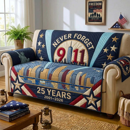 New York Remembers 25 Years Qulited Sofa Cover GDTONTD1662