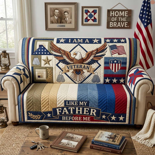 Like My Father Before Me Qulited Sofa Cover GDTONTD1666