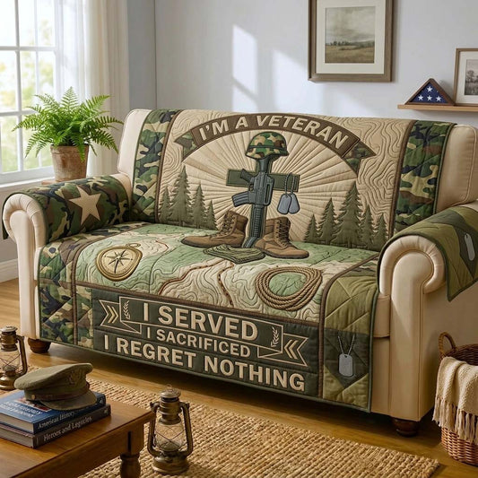 Battlefield Honor Veteran Qulited Sofa Cover GDTONTD1667