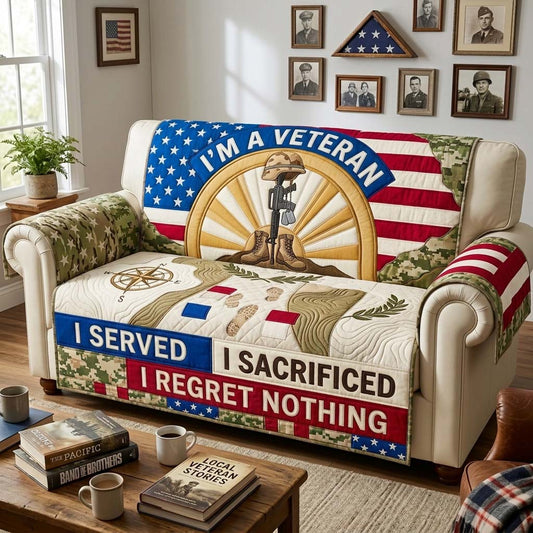I Served I Sacrificed Qulited Sofa Cover GDTONTD1669