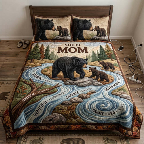 Seven Promises Walking in Faith 3-Piece Quilted Bedding Set GDTONTD1712