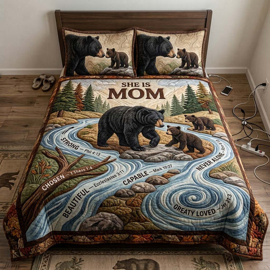 Seven Promises Walking in Faith 3-Piece Quilted Bedding Set GDTONTD1712