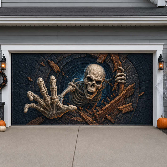 Bone Tunnel Pursuit Garage Door Banner GDTONTD1745