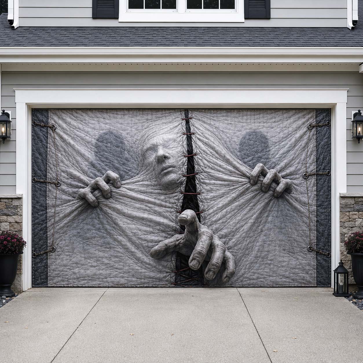Shroud Seam Breach Garage Door Banner GDTONTD1751