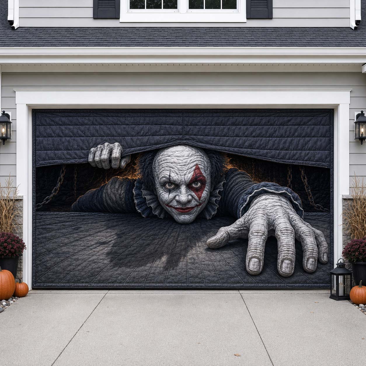 Underdoor Grin Attack Garage Door Banner GDTONTD1752