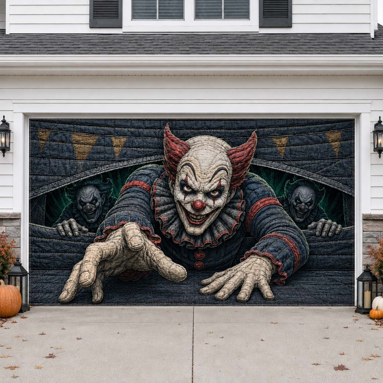 First Clown Out Garage Door Banner GDTONTD1755