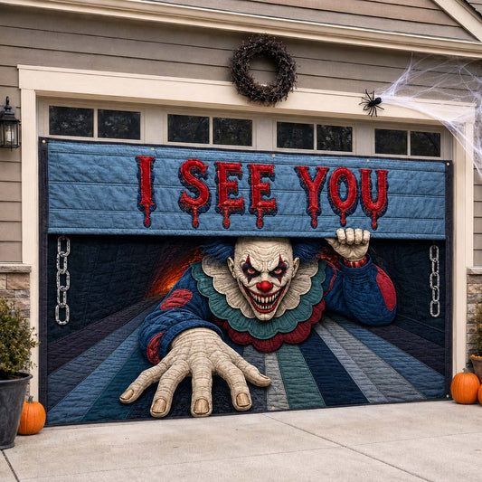 Crimson Threshold Stalker Garage Door Banner GDTONTD1784