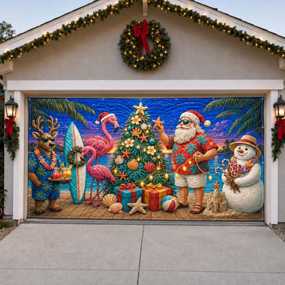 Palm Bay Christmas Gathering Garage Door Banner GDTONTD1803