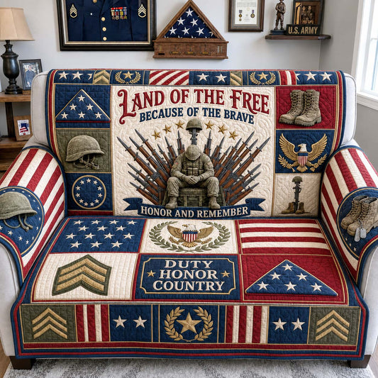 Throne of the Brave Quilted Sofa Cover GDTONTD1809