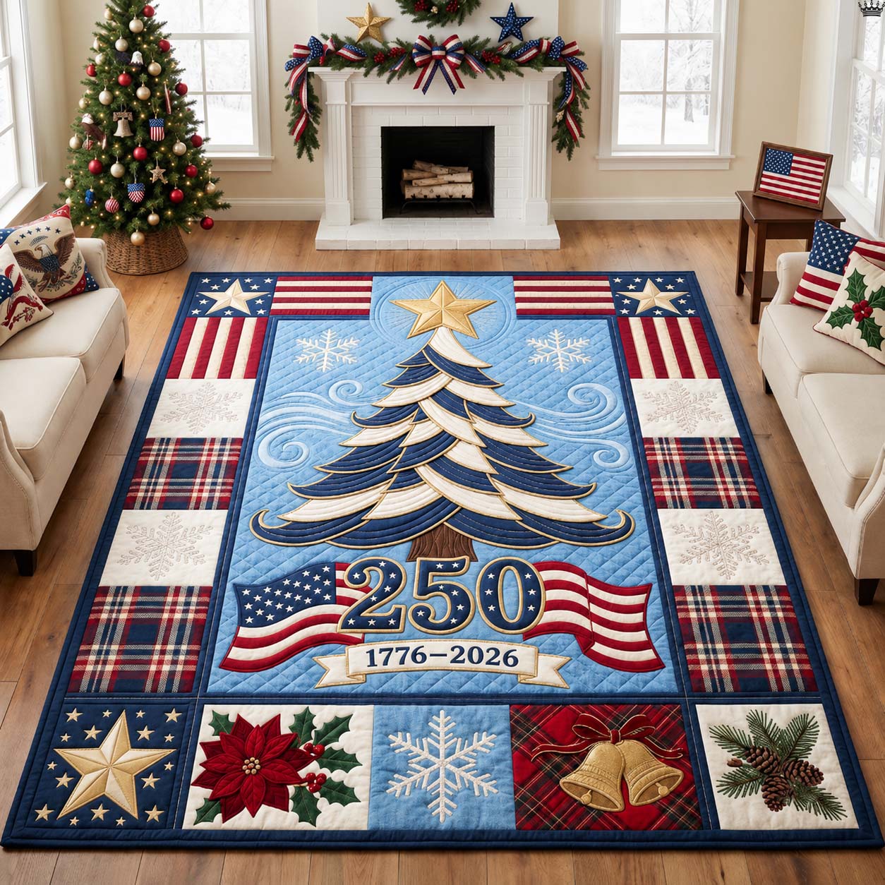 250th Christmas Tree Area Rug GDTONTD1818