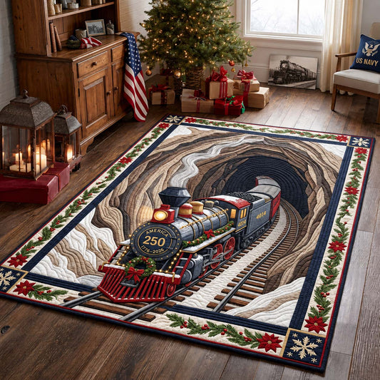 Big Boy Christmas Freedom Express Area Rug GDTONTD1820