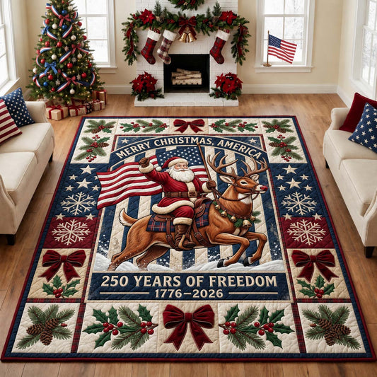 Christmas Freedom Rider Area Rug GDTONTD1821