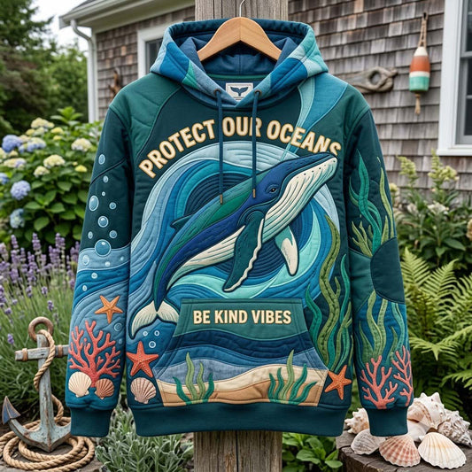 Whale Ocean Sanctuary Hoodie GDTONTD1841