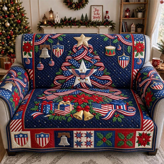 Liberty Ribbon Tree Quilted Sofa Cover GDTONTD1857