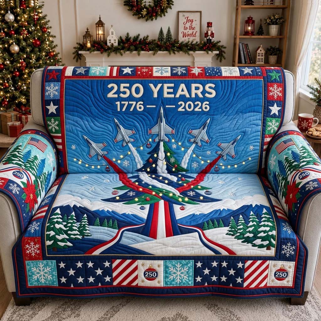 Freedom Winter Flight Quilted Sofa Cover GDTONTD1858