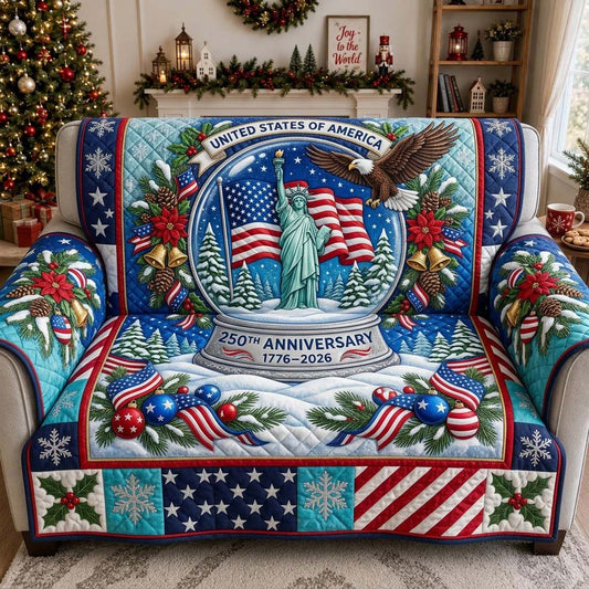 Liberty Snowglobe 250 Quilted Sofa Cover GDTONTD1862