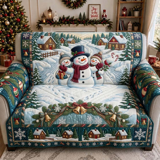 Frosted Village Gateway Quilted Sofa Cover GDTONTD1863