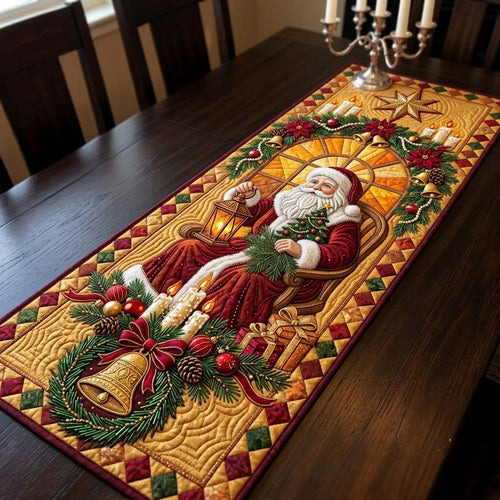 Santa Lantern Procession Quilted Table Runner GDTONTD1914