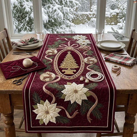 Unfinished Golden Garland Quilted Table Runner GDTONTD1996