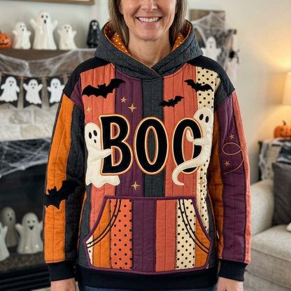 Boo Ghost Patchwork Parade Hoodie GDTONTD2032