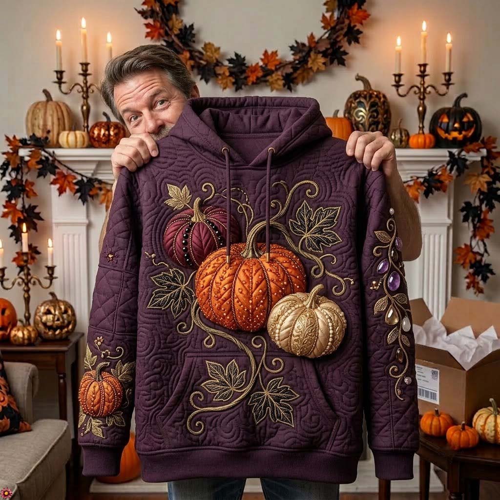 Pumpkin Garland Hoodie GDTONTD2042