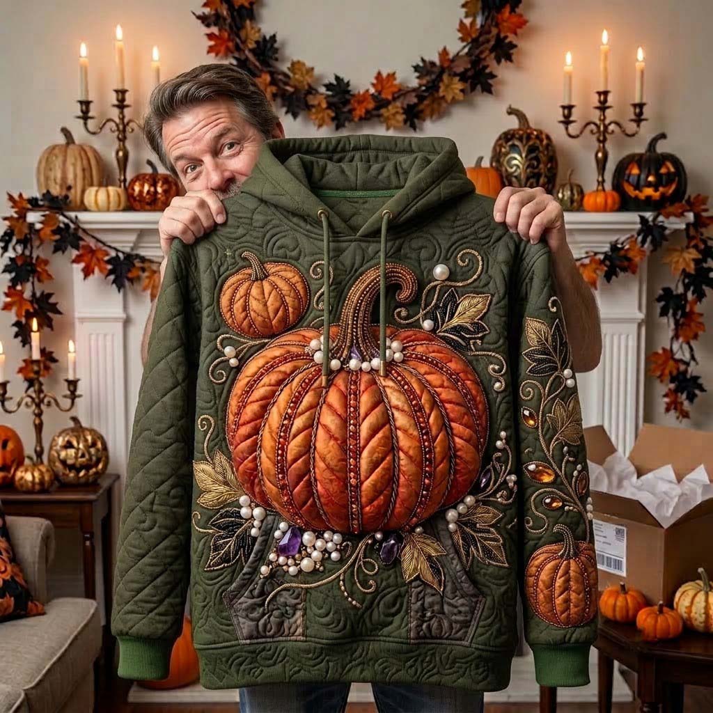 Harvest Pumpkin Cascade Hoodie GDTONTD2045