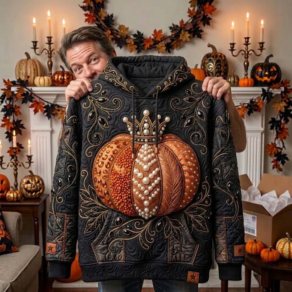 Imperial Pumpkin Tapestry Hoodie GDTONTD2046
