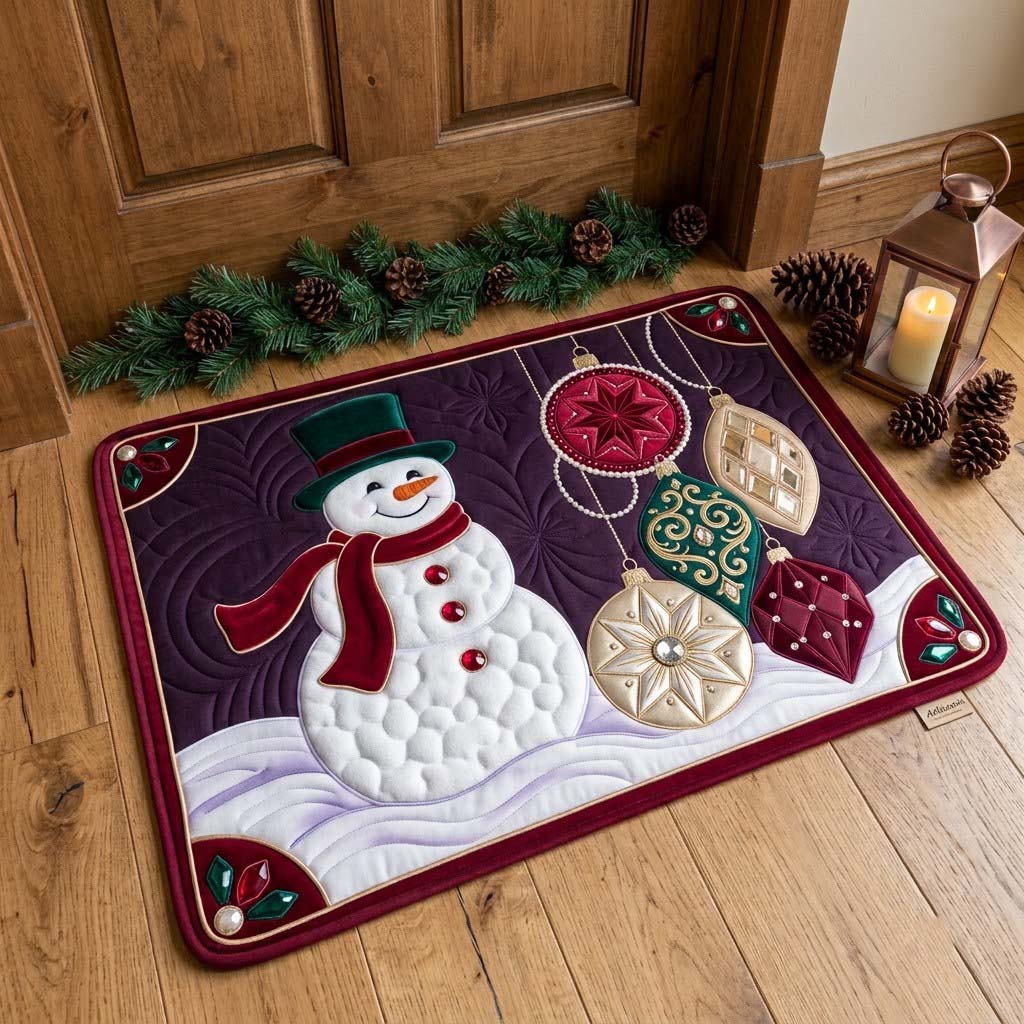 Christmas Ornament Cascade Doormat GDTONTD2091