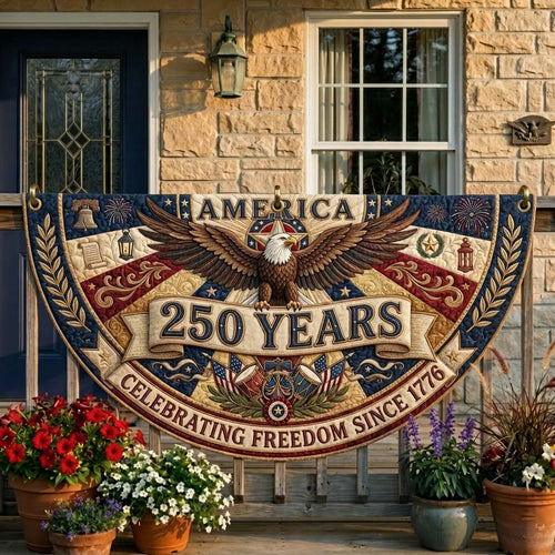 Freedom Eagle Fan Flag GDTONTD279