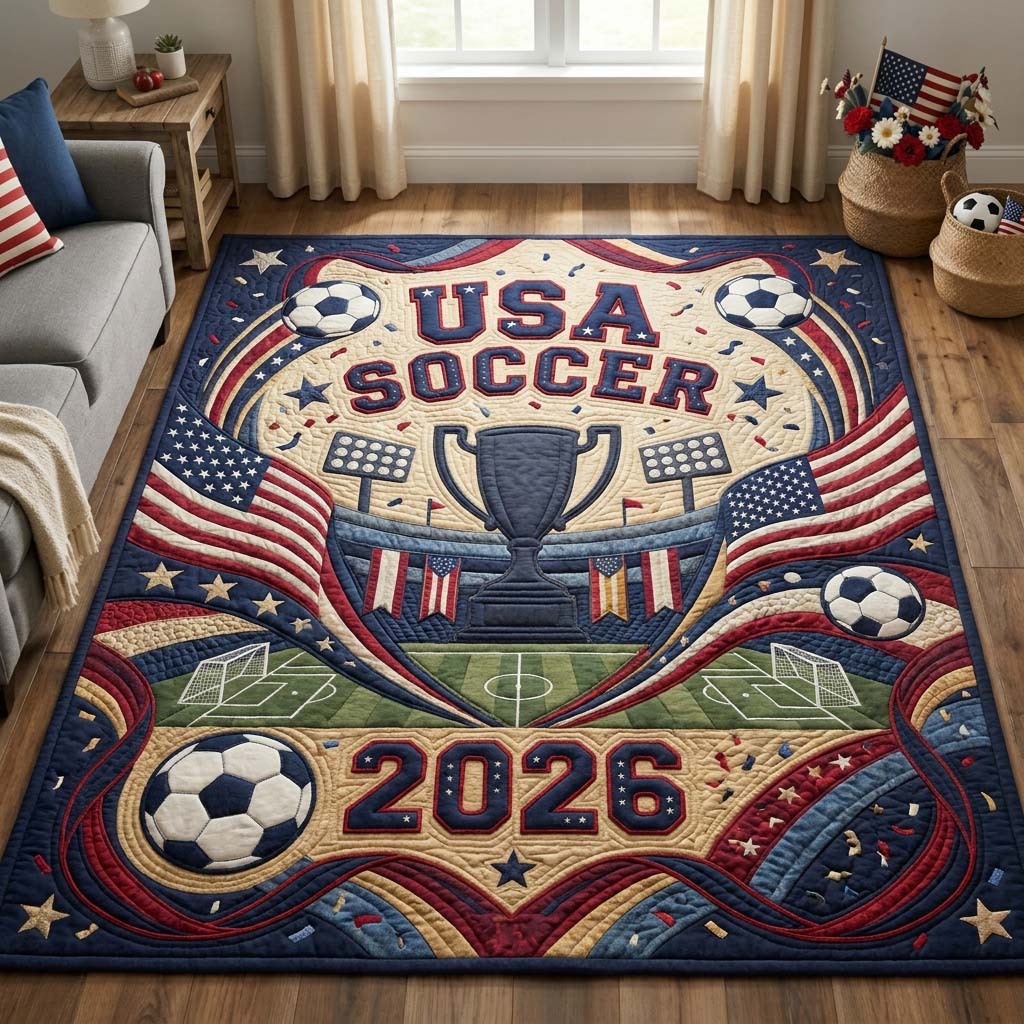 USA Soccer Area Rug GDTONTD357