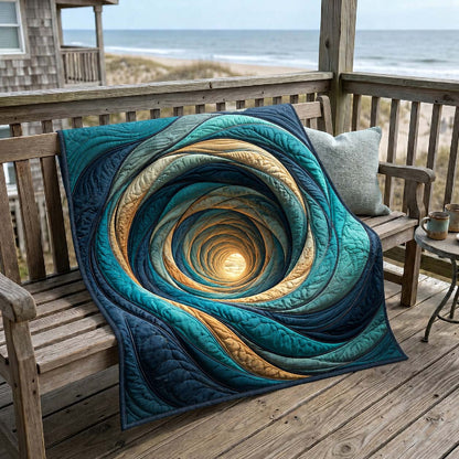 Ocean Tunnel Quilted Blanket GDTONTD361