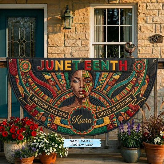 Rooted Heritage Fan Flag QTCUZ GDTONTD409