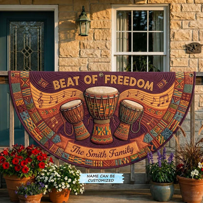 Tribal Drums Fan Flag QTCUZ GDTONTD448