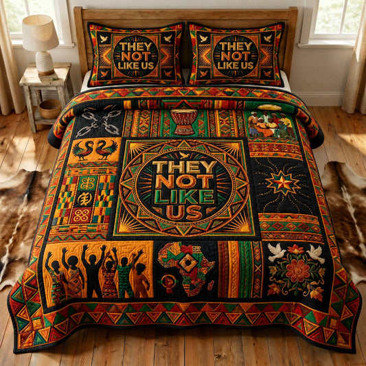 Unity Pride 3-Piece Quilted Bedding Set GDTONTD560