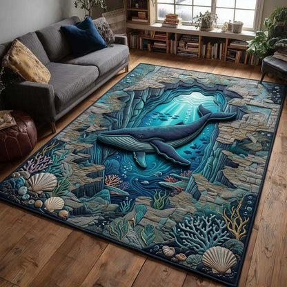 Sunken Canyon Whale Area Rug GDTONTD636