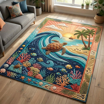 Chicken Garden Friends Area Rug GDTONTD643