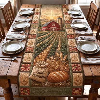 Harvest Blessing Quilted Table Runner GDTONTD715