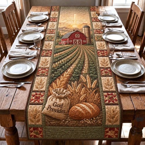 Harvest Blessing Quilted Table Runner GDTONTD715