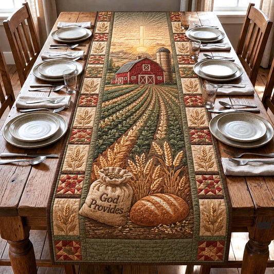 Harvest Blessing Quilted Table Runner GDTONTD715