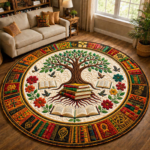 Wisdom Tree Quilted Round Mat GDTONTD723