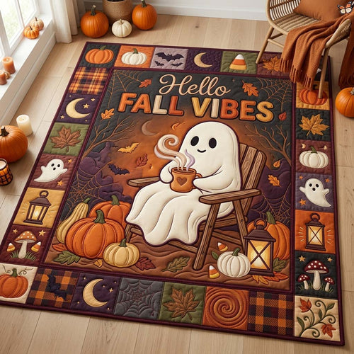 Hello Fall Ghost Area Rug GDTONTD831