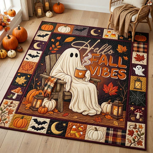 Pumpkin Chair Ghost Area Rug GDTONTD833