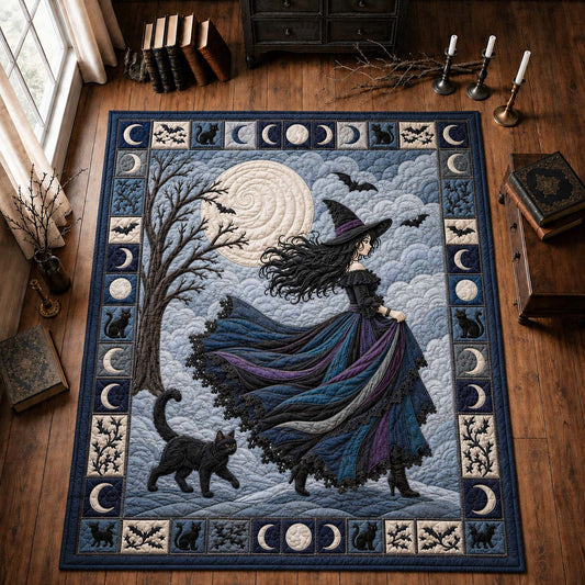 Moonlit Witch Walk Area Rug GDTONTD995