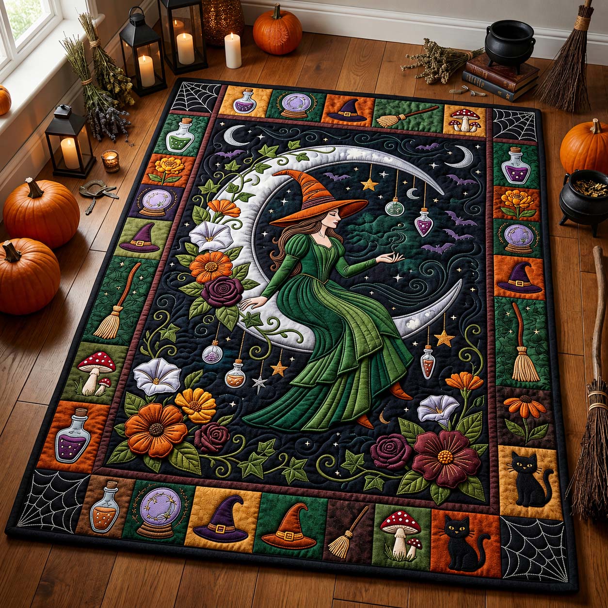 Harvest Witch Path Area Rug GDTONTD998