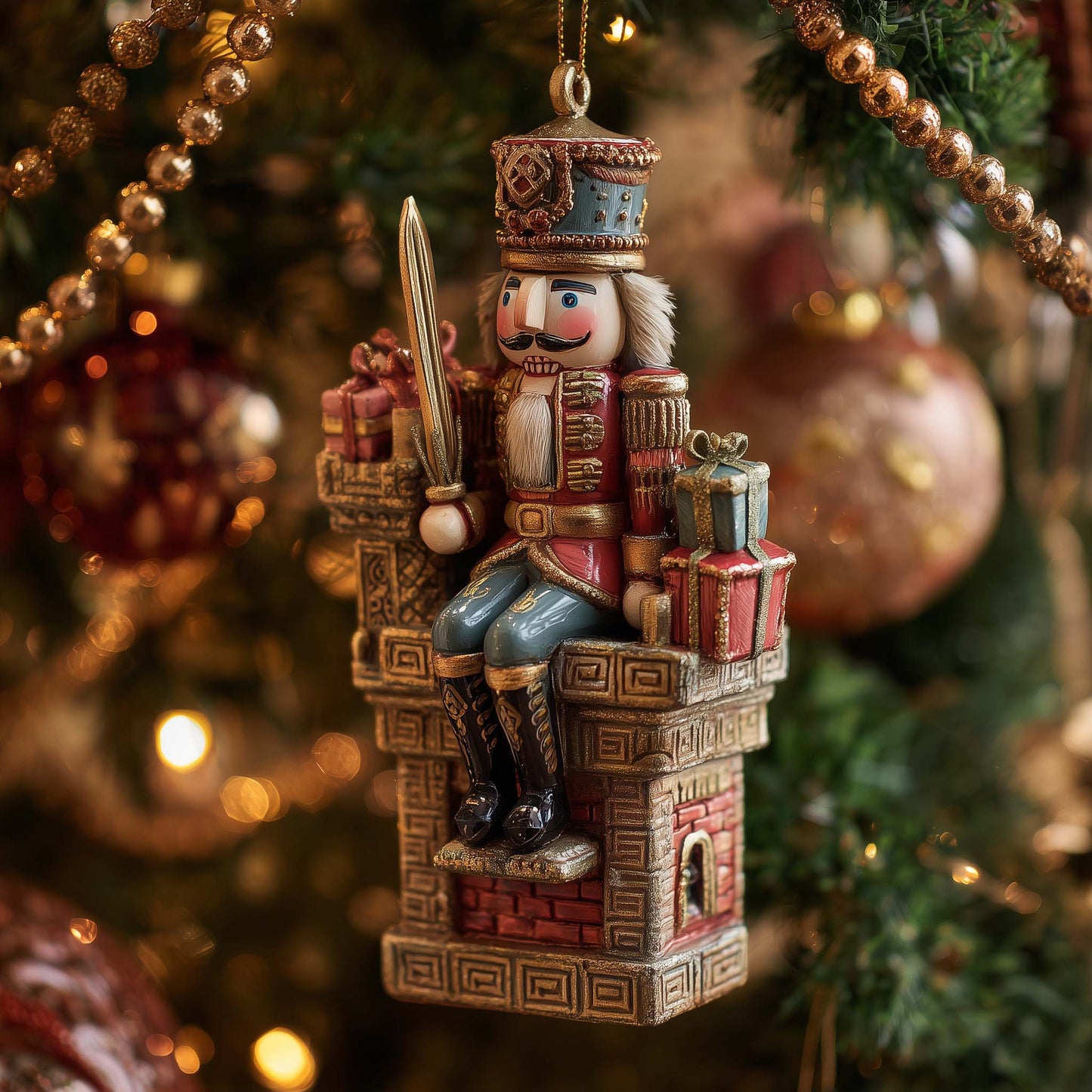 Festive Nucracker Chrismas Ornament GFSPHD02