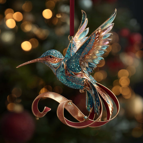 Hummingbird Heaven Christmas Mica Ornament GFSPHD107
